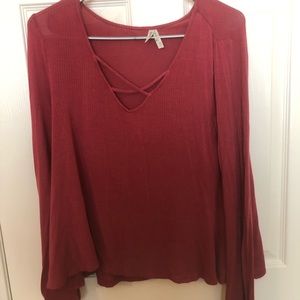 Mud Bell sleeve blouse